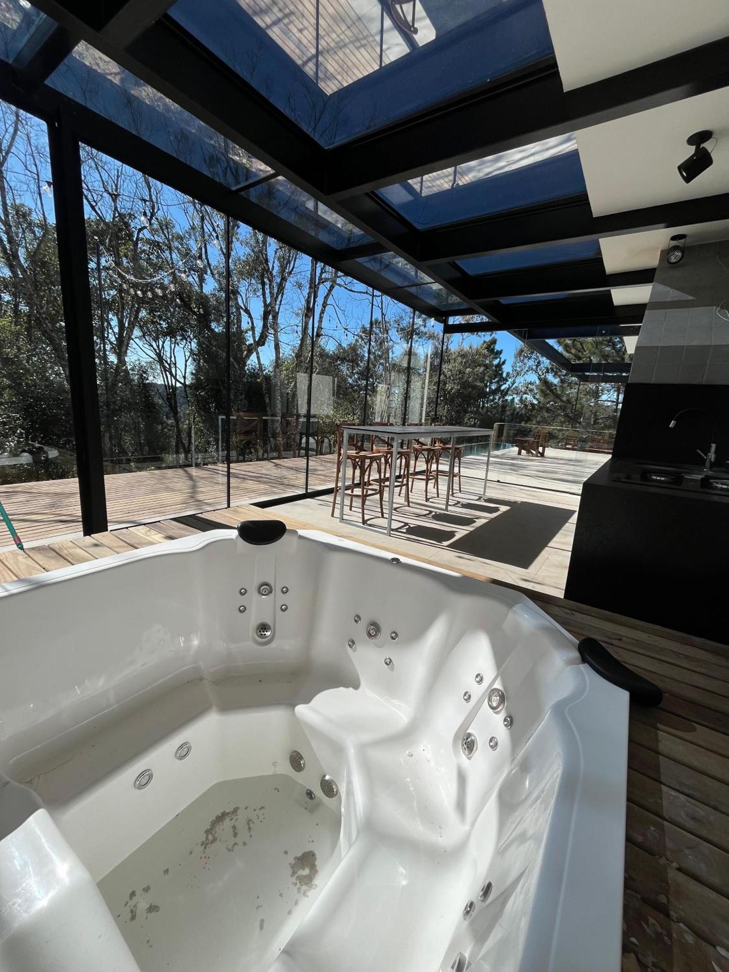 Paraiso Em Rancho Queimado Com Piscina Aquecida Bagian luar foto