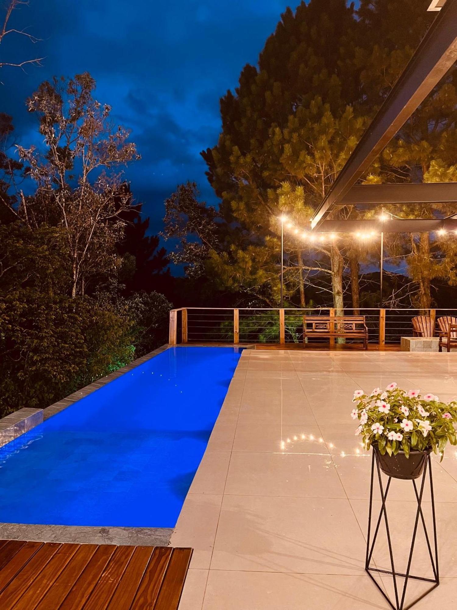 Paraiso Em Rancho Queimado Com Piscina Aquecida Bagian luar foto